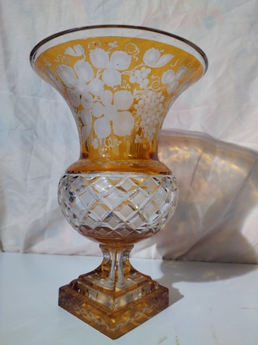 Vase cristal bohême - vase,