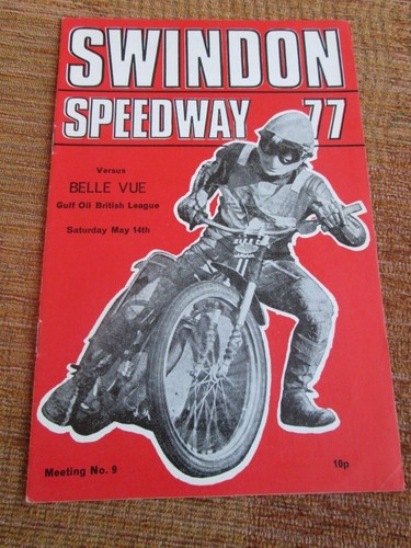 Programme speedway swindon v - -,