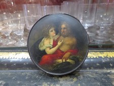 rare ancienne boite ronde fin