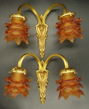 PAIRE D'APPLIQUES STYLE LOUIS