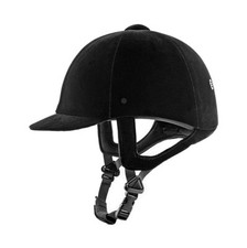 Casque D'Équitation Pro Tech En Velours Noir