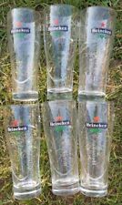 6 verres Heineken droit 25 cl