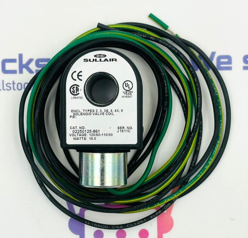 Sullair 02250125 861 solenoid - sullair,