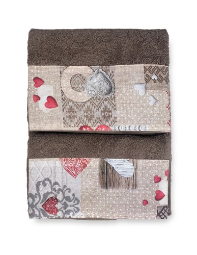 Set serviettes bordure - serviettes,