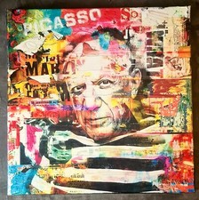 Tableau Pop Art Street PICASSO