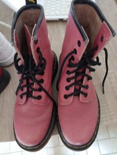 chaussures doc martens huit trous femme 37 rose