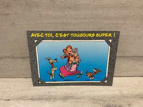 Carte postale spirou - postale, dupuis
