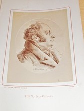 PHOTOGRAPHIE ANCIENNE Portrait HIRN Peintre Industrie Textile BIO ALSACE 1884