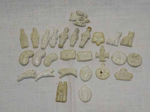 Lot feves porcelaine - -lot, 27
