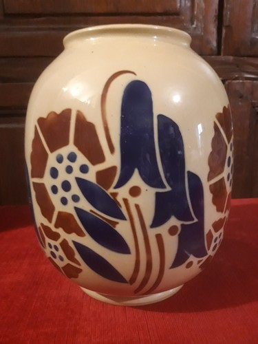 Vase art déco 1930 luneville - vase,