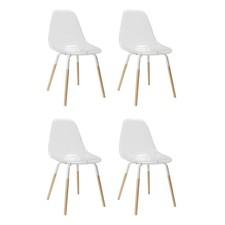 Lot de 4 Chaises Scandinaves
