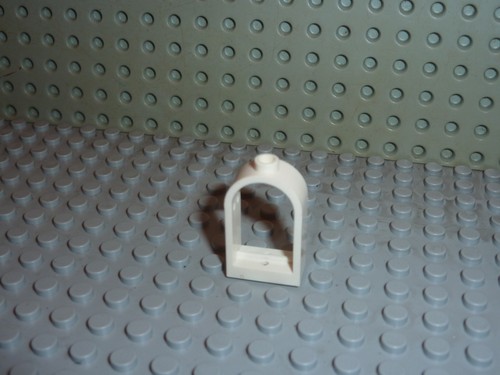Lego sculptures white rounded - white,