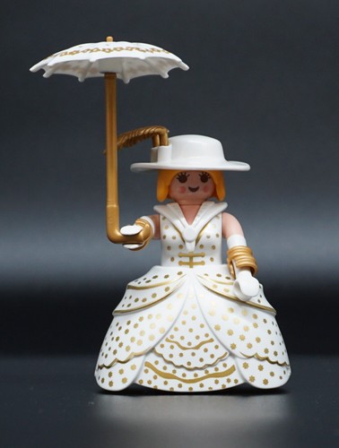 Playmobil femme avec - , parapluie