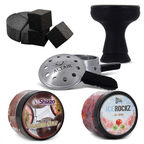 Pack charbon chicha système - pack, +
