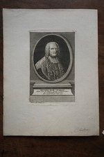 REMI CHAPEAU 1701-1780 GRAVURE PORTRAIT 18 EME CURE ST GERMAIN L'AUXERROIS