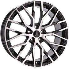 Audi R8 Style 5x112 4 x 20 pouces jantes alliage noir poli 9j R20 jantes NEUF