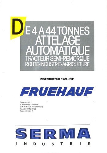Remorques fruehauf - fruehauf, /