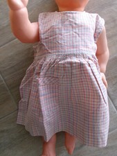 vêtement enfant tablier école années 50, coton, authentique,