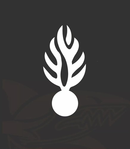 Autocollant flamme gendarmerie - flamme,