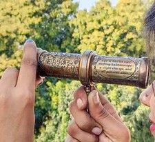 Kaléidoscope ancien en laiton