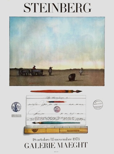 Saul steinberg poster - steinberg,