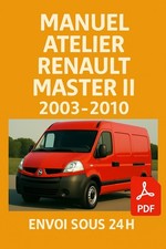 Manuel Atelier Renault Master II 2003 2010 Revue Technique RTA CD PDF Envoi 24H