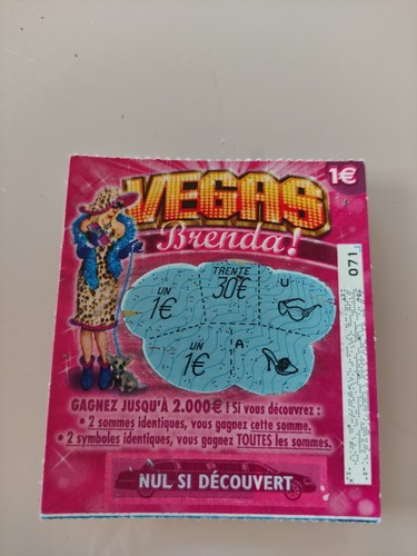 Ticket vegas brenda fdj - ticket,