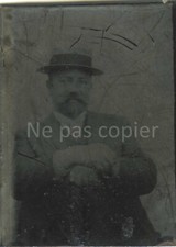 FERROTYPE vers 1900 portrait