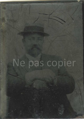 Ferrotype vers 1900 - ferrotype,