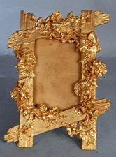 Rare ancien cadre bronze doré
