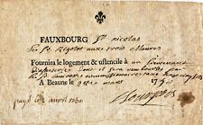 lot de 5 bons de logement, de