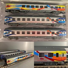 Coffret de 3 voitures de grandes lignes "Croisière" SNCF ép. VI - N 1/160 - MINI