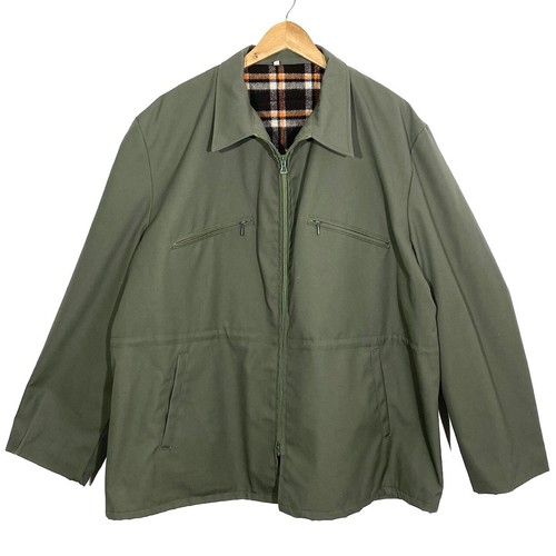 Veste toile doublée flanelle - toile,