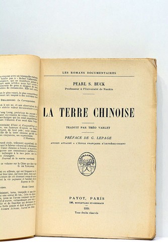 Livre ancien buck terre - ancien,