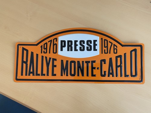 Automobilia plaque rallye - automobilia,