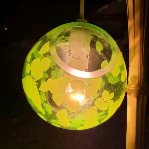 Lampe suspendue verre boule