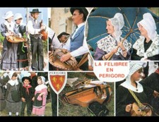 Env. de MARSAC (24) FELIBREE FETE Locale / Musicien avec VIELLE & CORNEMUSE