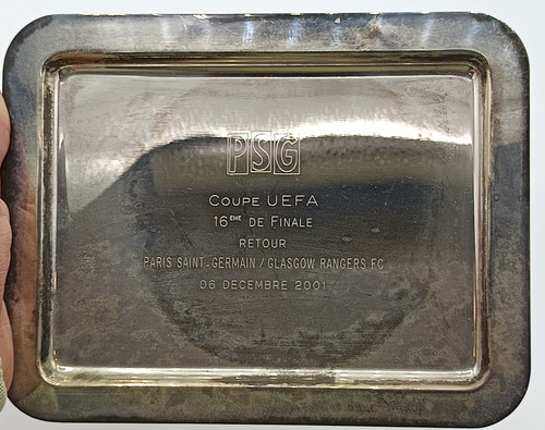 Plateau argenté coupe uefa - coupe,