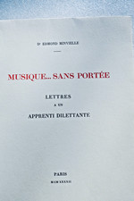 MINVIELLE Dr Edmond MUSIQUE