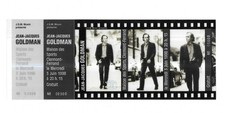 RARE / TICKET BILLET CONCERT - JEAN JACQUES GOLDMAN : LIVE CLERMONT FRANCE 1998