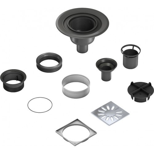 Kit siphon sol sortie - de, à