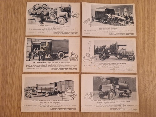 Lot anciennes michelin - cp,
