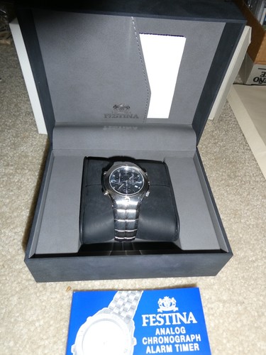 Festina silver tone - silver, metal