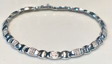 MAGNIFIQUE BRACELET OR 18 CARATS - DIAMANTS 0.56 CARAT - 10.50 G