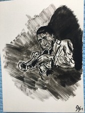 ‘ Passion #2’ Ink Painting