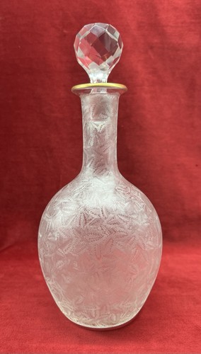 Baccarat acid etched glass - acid,