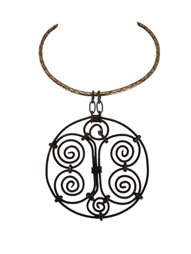 Large collier 1930 - fer, forgé