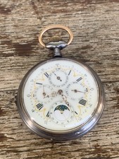 Montre Gousset régulateur triple quantième