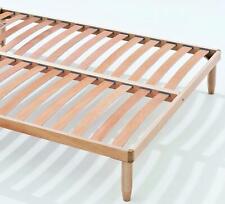 SOMMIER ? LATTES EN BOIS AVEC STRUCTURE EN BOIS |?ORANGE