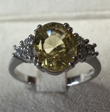 Bague En Or 18 Ct. Avec Des